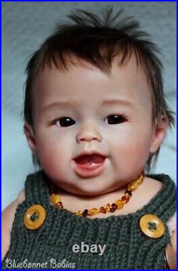 Bluebonnet Babies REBORN Doll Ethnic Baby boy Kaia by Ping Lau