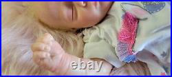 Bountiful Baby Realborn Ashley Reborn Baby Girl Doll Lovely Blonde Hair COA OOAK