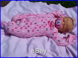 Bountiful Baby Realborn Liam Asleep Baby Girl Reborn Realistic Sleeping Doll