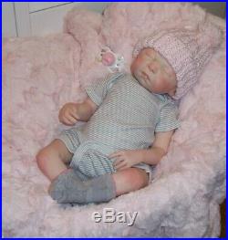 Bountiful Baby Reborn LEAH Vinyl Baby Doll sculpt by Melissa George 18 Preemie
