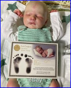Bountiful Baby's Authentic Realborn/Reborn Baby Doll JENNIE ASLEEP With COA