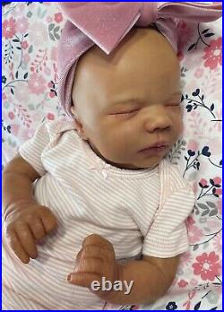 Bountiful baby realborn doll Felicity asleep reborn Ooak Realistic