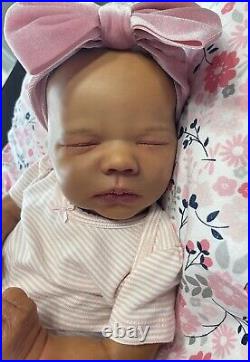 Bountiful baby realborn doll Felicity asleep reborn Ooak Realistic