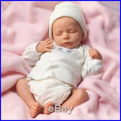 Breathing Lifelike Baby Doll Girl Newborn Realistic Collectible Vinyl Dolls Gift