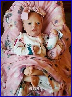 Brooklyn Awake Reborn Realborn Doll by Bountiful Baby with COA, Free Ship