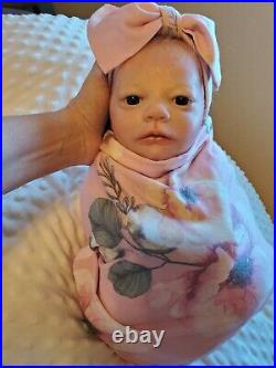 Brooklyn Awake Reborn Realborn Doll by Bountiful Baby with COA, Free Ship