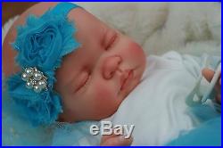 Butterfly Babies Reborn Baby Girl Doll Blue Tutu Outfit Stunning Mbt1