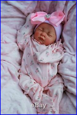 Butterfly Babies Reborn Baby Girl Doll Large Bow Hat Flower All In One S996