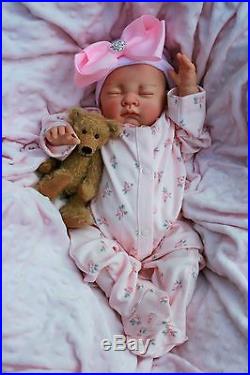 Butterfly Babies Reborn Baby Girl Doll Large Bow Hat Flower All In One S996