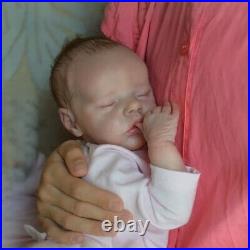 CHAREX Realistic Reborn Baby Dolls 18 inch vinyl Baby Dolls Lifelike Sleepi