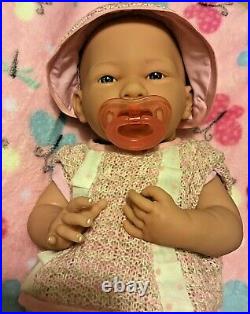 CLASSY BABY GIRL! Berenguer Life Like Reborn Preemie Pacifier Doll + Extras