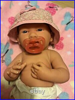 CLASSY BABY GIRL! Berenguer Life Like Reborn Preemie Pacifier Doll + Extras