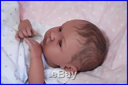 COMPLETED Reborn Bi-Racial AA SHYANN ooak baby lifelike vinyl art ARTIST doll