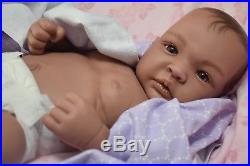 COMPLETED Reborn Biracial SHYANN ooak lifelike Baby vinyl ARTIST doll PETERSON