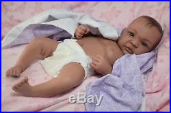 COMPLETED Reborn Biracial SHYANN ooak lifelike Baby vinyl ARTIST doll PETERSON