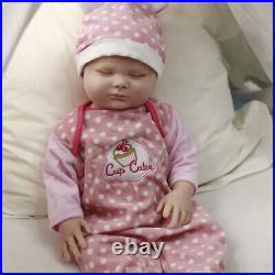 COSDOLL 18 Reborn Baby Girl Doll Platinum Silicone Baby Doll Newborn Baby Doll