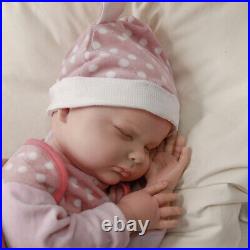 COSDOLL 18 Reborn Baby Girl Doll Platinum Silicone Baby Doll Newborn Baby Doll