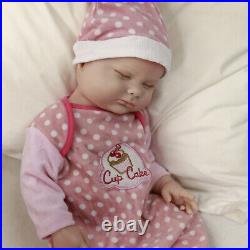 COSDOLL 18 Reborn Baby Girl Doll Platinum Silicone Baby Doll Newborn Baby Doll