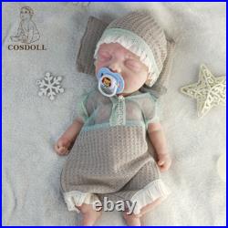 COSODLL 15.7 in Full Silicone BOY Doll Reborn Baby Dolls Infant, Not Vinyl Dolls