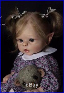 CUSTOM ORDER 18'' LE Luna Elf Reborn Doll Kit by Olga Auer JNR