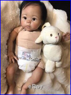 CUSTOM ORDER Reborn Girl Buckingham Baby, By Angie Doll 20, Asian, Hispanic