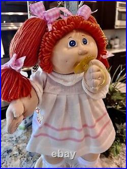 Cabbage Patch Kid-Triple Hong Kong- Paci Face-Fabulous Condition-1983