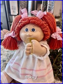 Cabbage Patch Kid-Triple Hong Kong- Paci Face-Fabulous Condition-1983