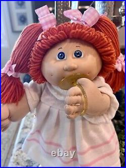 Cabbage Patch Kid-Triple Hong Kong- Paci Face-Fabulous Condition-1983