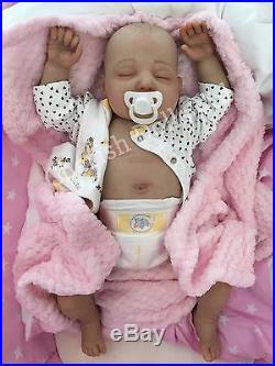 Cherish Dolls Childrens Reborn Real Baby Girl Elle Realistic 22 Belly Plate Uk