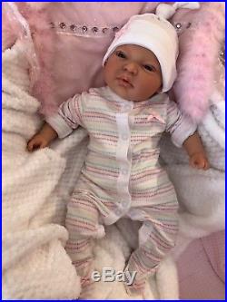 Cherish Dolls Childs Reborn Starter Baby Pippa 18 2lb 2oz New Uk Blue Eyes