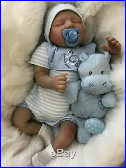 Cherish Dolls Kade Fully Reborned Baby Fake Babies Realistic 22 Big Reborn Boy