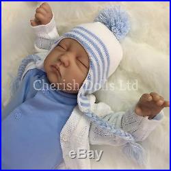 Cherish Dolls New Reborn Doll Baby Alfie Fake Babies Realistic 22 Newborn Boy