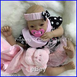 Cherish Dolls New Reborn Doll Morgan Baby Fake Babies Realistic 22 Newborn Girl