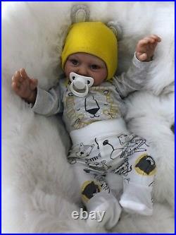 Cherish Dolls Reborn Doll Baby Boy Billy Realistic 20 Real Lifelike Childs Eyes