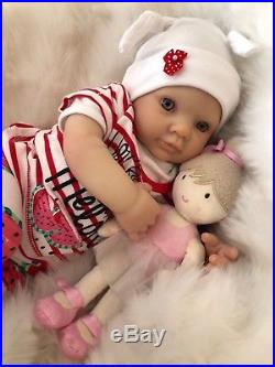 Cherish Dolls Reborn Doll Cheap Baby Girl Nadia Realistic 18 Lifelike Uk