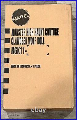 Clawdeen Wolf Haunt Couture Monster High Collectors Mattel NEW SHIPS NOW Mattel