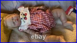 Collectible reborn doll Pickle Weighted Baby Toddler Jointed Lifelike Rooted