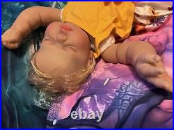 Collectible reborn doll Pickle Weighted Baby Toddler Jointed Lifelike Rooted