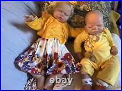 Collectible reborn doll Pickle Weighted Baby Toddler Jointed Lifelike Rooted