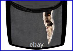 Creepy Baby Doll Peeking Out Truck Hood Wrap Vinyl Car Graphic Decal 58 x 65