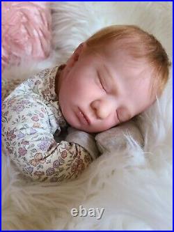 Cuddle Reborn Baby Logan Asleep
