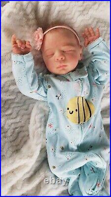 Custom Reborn Doll Maria's First Cry Baby Girl Reborn Hearts Nursery