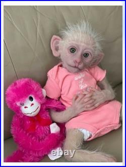 Custom Silicone Monkey Snowflake by Sherry Bowden Realistic