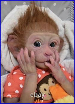 Custom Silicone Monkey Snowflake by Sherry Bowden Realistic