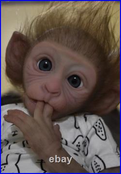 Custom Silicone Monkey Snowflake by Sherry Bowden Realistic