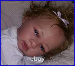 Custom berenguer reborn doll Preemie Baby Girl or boy realistic rooted hair