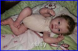 Custom berenguer reborn doll Preemie Baby Girl or boy realistic rooted hair