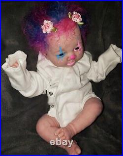 Custom berenguer reborn doll Preemie Baby Girl or boy realistic rooted hair