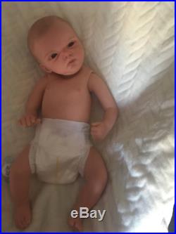 Custom made reborn newborn fake baby lifelike doll silicone vinyl full body elsa