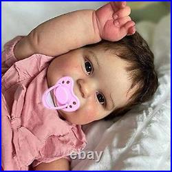 Cute 24inch Realistic Reborn Baby Dolls Toddler Girl That Look Real Soft Sili